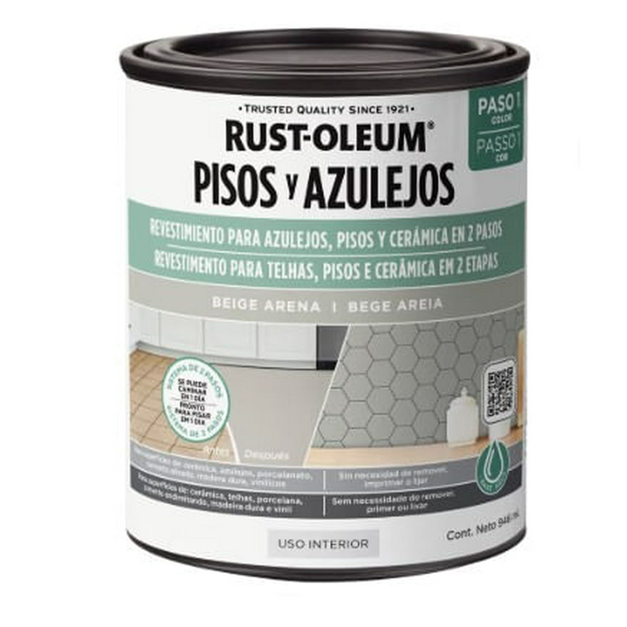 Rust-oleum - Protector Para Pisos Y Azulejos Base Beige Arena 946 Ml