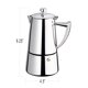 thumbnail image 2 of Cafetera Italiana Cuisinox COF-10R de Acero Inoxidable para 10 Tazas, 2 of 5
