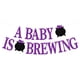 thumbnail image 1 of Banner RLXPT Un bebé está preparándose para un baby shower, tema de Halloween, 1 of 8