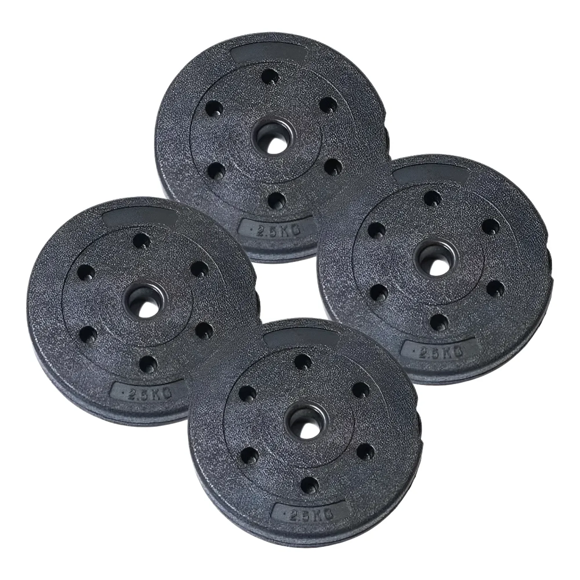 Linea Sport - Set De 4 Disco Pvc 2.5kg C/u =10kg Preolímpico