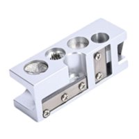 Ioensy - Herramienta De Reparación De Puntas De Taco De Billar Para Dar Forma A Puntas De Taco Accesorio De Billar Ligero Plateado