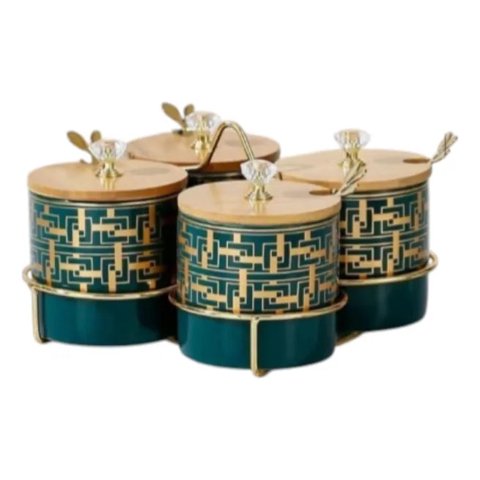 Genérico - Juego Contenedores Frascos Organización Estilo Elegante Jhn