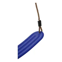 Patio Parque Spa - Columpio Asiento Flexible Envolvente Cuerda Pp Y Cadena Glv Azul