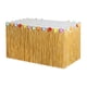 thumbnail image 1 of Faldón De Mesa De Hierba Luau Artificial Accs Para Accesorios De Arreglo De Escena Fondo Amarillo, 1 of 4