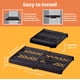 thumbnail image 4 of Estantería LockerMate Adjust-A-Shelf extensible, paquete de 2 unidades, negra, 4 of 5