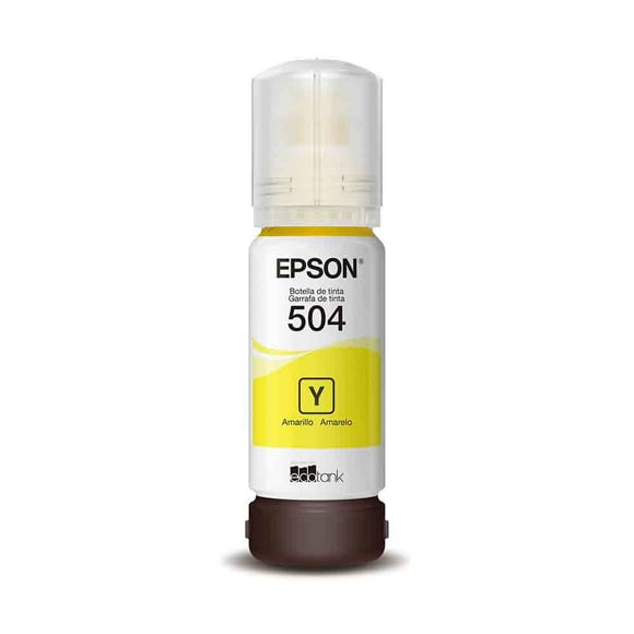 Botella de Tinta Original T504 Amarillo, 1 Un