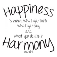 Rienda Libre Graphics - Decomural Happiness And Harmony Ghandi Ws-44115