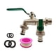 thumbnail image 4 of Divisor De Manguera De Jardín De 2 Vías Con Conector De Manguera De Latón De Doble Salida Para Grifo De Agua, 4 of 5