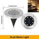 thumbnail image 5 of Illuminate Your Garden with 4pcs Waterproof Solar Garden Lights - 8 LEDs, Perfect for Path, Deck, Yard, Driveway and Lawn Decoration, 5 of 5