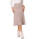 thumbnail image 1 of INSPIRE CHIC Falda Plisada de Mujer Cintura Alta Elástica Línea A Tejido de Punto Acanalado Falda Midi Suéter Conjunto de Otoño Invierno M Caqui Oscuro, 1 of 6