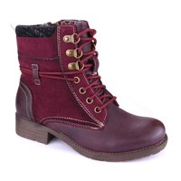 Botin Chalada Mujer Army-30 Rojo Casual