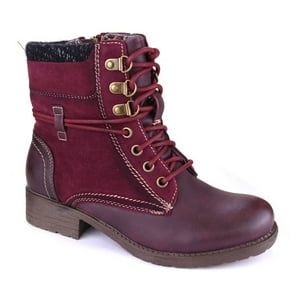 Botin Chalada Mujer Army-30 Rojo Casual
