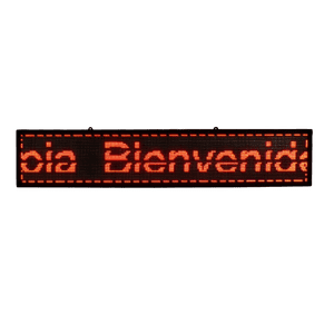 Genérico - Letrero Led Rojo Wifi 1M X 20Cm P5