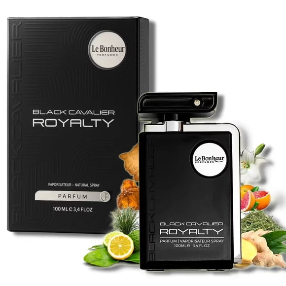 Perfume LE BONHEUR Black Cavalier ROYALTY 100 ml para hombre