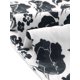 thumbnail image 5 of INSPIRE CHIC Estilo Blusa Floral Bohemia para Mujer Cuello en V Manga 3/4 Túnica Top S Negro, 5 of 6