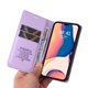 thumbnail image 5 of Funda Billetera de Cuero para iPhone 14 Pro con Tarjetero y Soporte - Tapa Magnética Morado, 5 of 6