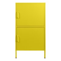 I Love Lockers - Estante 2 Puertas Y Y Repisa Interior - Amarillo Pastel