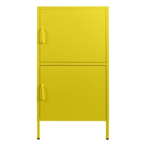 I Love Lockers - Estante 2 Puertas Y Y Repisa Interior - Amarillo Pastel