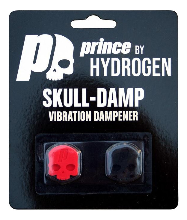Antivibrador Prince Calavera Rojo/Negro