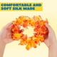 thumbnail image 2 of Leis Joyin Hawaiian Leis, 120 unidades, coloridas flores tropicales, 2 of 9