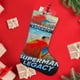 thumbnail image 4 of Legado de Superman Tema: Calcetines de Navidad, fino lino blanco para colgar en escaleras y chimenea, decoración navideña para el hogar, regalo de Navidad. 45cm × 32cm, 4 of 5