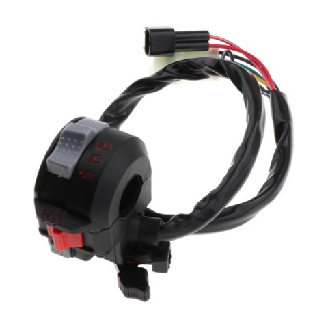 Ioensy - Piezas De Repuesto Del Interruptor Del Manillar Izquierdo Para Yamaha Raptor 350 Yfm 04-13
