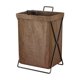 thumbnail image 4 of Cesta De Lavandería Plegable Bolsa De Lavandería Grande Para El Lavadero Del Hogar Dormitorio Sin Tapa Marrón, 4 of 5