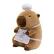 thumbnail image 2 of Peluche De Capibara Para Decoración De Habitación De Ni?os Mu?eco De Peluche De Capibara Para Regalar Cuchillo Y Tenedor Familiar, 2 of 5