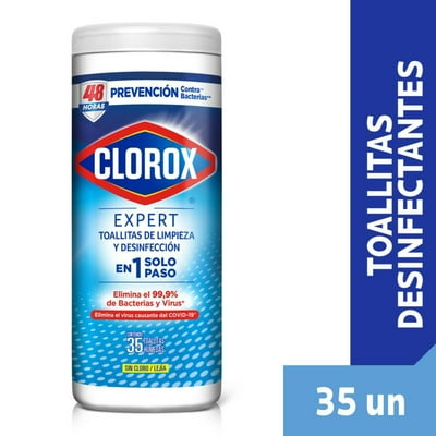 Toallitas Desinfectantes Expert Botella 35 Un Clorox