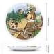 thumbnail image 2 of El show de Oso Yogi Plato decorativo de porcelana fina (bone china), plato decorativo de cerámica para hogar, oficina, soporte de pared, platos decorativos para dormitorio - 6 pulgadas (15 cm), 2 of 6