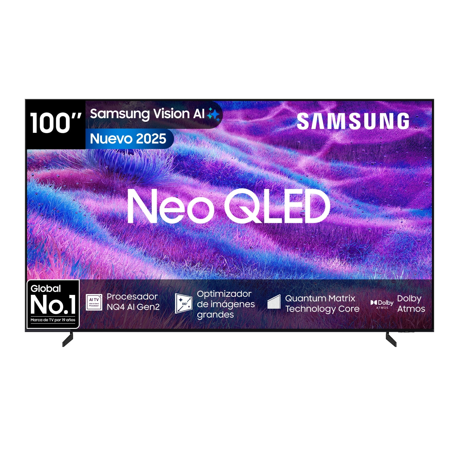 Samsung - 100" Neo Qled 4k Qn80f Vision Ai Smart Tv (2025)