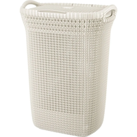 Genérico - Canasto Ropa Rectangular Khipu Plástico Color Blanco