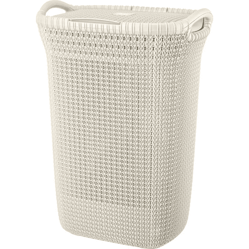 Genérico - Canasto Ropa Rectangular Khipu Plástico Color Blanco