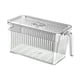 thumbnail image 3 of Organizador De Refrigerador Con Bandeja De Drenaje Extraíble, Contenedor De Almacenamiento Para La Despensa Del Hogar, Transparente, 3 of 5