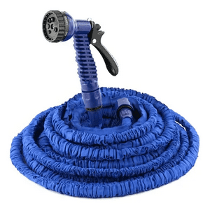 Genérico - Manguera Retractil Expandible Jardin Agua Jardineria 15 Mts Color Azul
