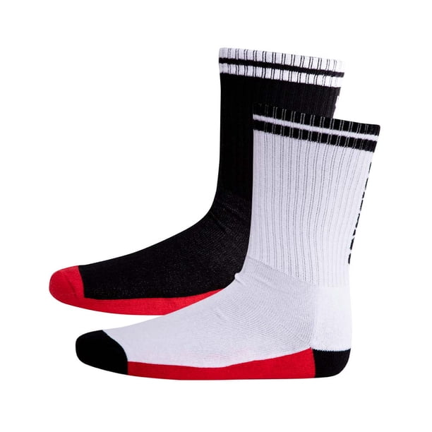 Calcetines hombre largo bipack negro-blanco Spitfire