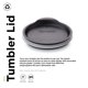 thumbnail image 2 of Tapa para vaso térmico Klean Kanteen negro sin BPA apta para lavavajillas, 2 of 7