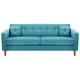 thumbnail image 1 of Sofa New Retro 3CG Felpa 04 Turquesa, 1 of 6