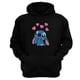 thumbnail image 1 of Polerón Canguro Extraterrestre Azul Negro Talla S Unisex, 1 of 3