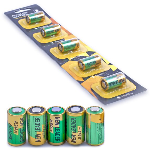 Batería GoodBoy 6 V, paquete de 5, 4LR44 (PX28A, A544)