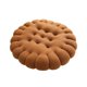 thumbnail image 1 of Cojín Con Forma De Galleta, Cojín Decorativo De Suelo Suave Para Regalo, Sala De Estar, Bar, Redondo, Marrón Oscuro, 1 of 5