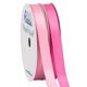 thumbnail image 1 of Juego de cintas artesanales Ribbli, rosa satinado y rosa fuerte, 20 yardas, 1 of 6