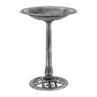 Magideal - Baño Para Pájaros Con Base, Decoración De Jardín, Estilo Vintage, Estanque Exterior Independiente, Comedero Para Pájaros Antiguo, Baño Para Pájaros Ju