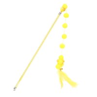 Magideal - Juguete Interactivo Para Gatos, Juguete Para Jugar, Suministros Para Mascotas, Mejora De Iq, Varita De Entrenamiento Divertida Para Gatitos, Gatos De Amarillo