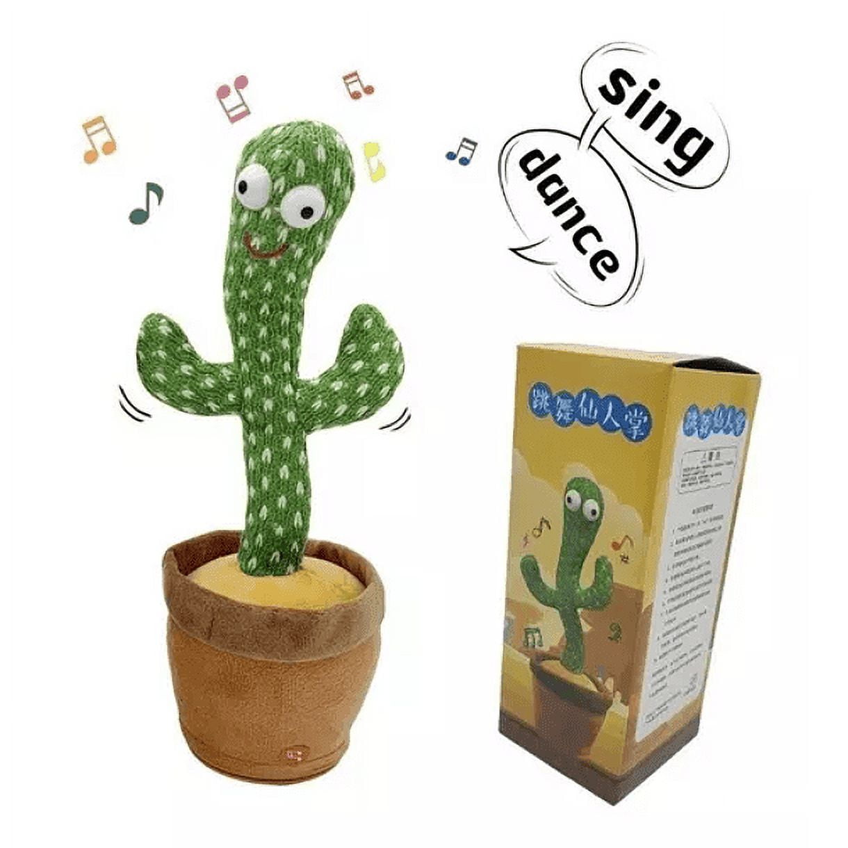 Leonimport - Cactus Bailarin Imita Voz, Musical, Bailarin Juguete Felpa