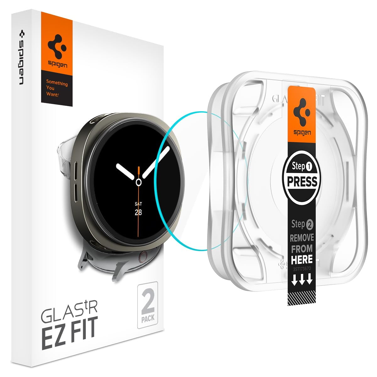 Protector De Pantalla Spigen Glastr Ez Fit Galaxy Watch 8 40 Mm
