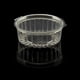 thumbnail image 1 of Pote Contenedor Tapa Plana Bisagra 8oz Pack 50 Unidades Transparente, 1 of 3