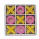 thumbnail image 5 of Juego De Mesa De Madera Tic TAC Toe, Juego De Mesa De Ajedrez Xoxo Hecho A Mano Para Viajes, Amarillo Y Rosa, 5 of 5