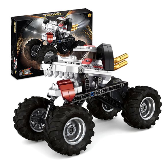 ParkourBoy Monster Mutt Dalmatian Coche de Retroceso 2 en 1