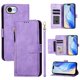 thumbnail image 2 of Funda Billetera Cremallera para iPhone 17e con Porta Tarjetas, Soporte y Correa Morado, 2 of 5